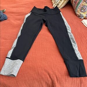 Vuori Kids Black and Gray Leggings